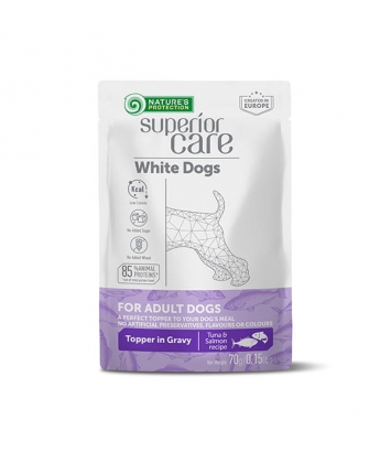 Nature's Protection Superior Care White Dogs Adult Tuna & Salmon  70g