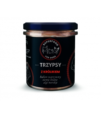 Trzypsy z królikiem 300g