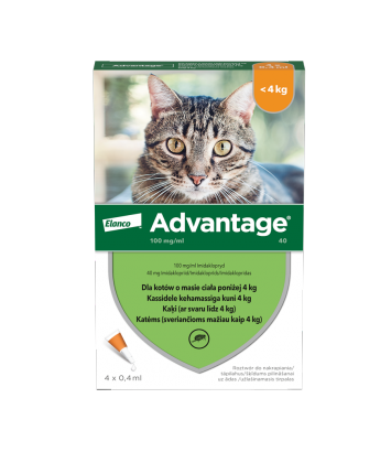 Krople Advantage 4x0,4ml