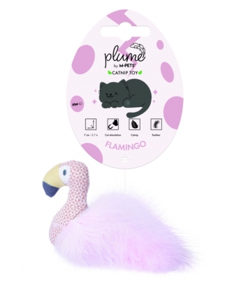 Zabawka dla kota Plume Flamingo
