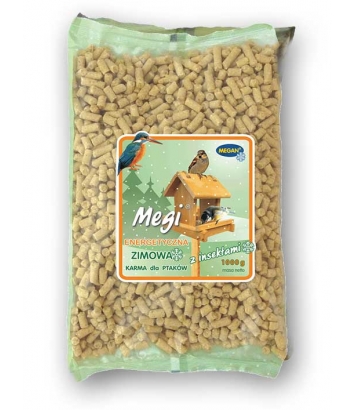 Megi karma zimowa dla ptaków z insektami - 1kg