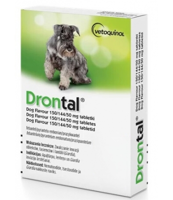 Drontal Plus Flavour - 2 tabletki dla psów