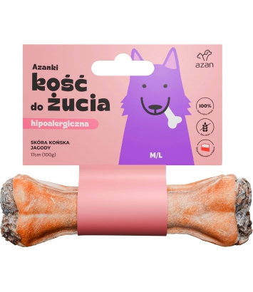 Azanki Kość do żucia Adult hipoalergiczna 17cm