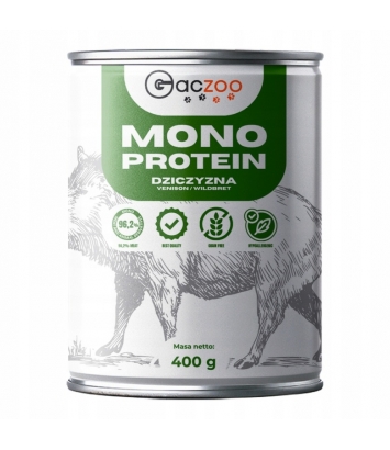 Gaczoo Mono Protein Dzik 400g