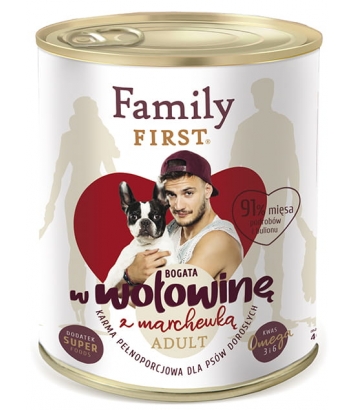 Family First Bogata w wołowinę 800g