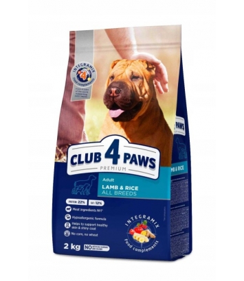 Club 4 Paws Adult Lamb & Rice 2kg