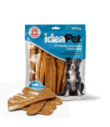 Filecik z łososiem i białą rybą 500g