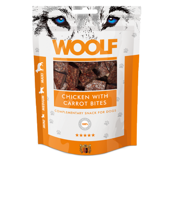 Woolf Chicken with Carrot Bites 100g