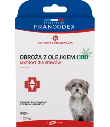 Obroża z olejkiem CBD 60cm