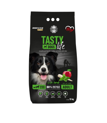 Tasty Dogs Life z jagnięciną 12kg + 3kg GRATIS