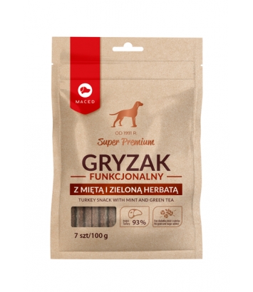 Gryzak funkcjonalny z miętą i zieloną herbatą 100g