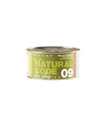 Natural Code DOG 09 Chicken and liver 90g