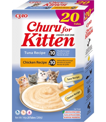 Inaba Cat Churu Kitten Variety 20x14 g