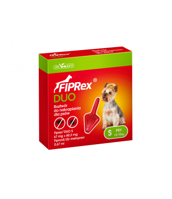 Krople FIPRex Duo S (2-10kg) 1 sztuka