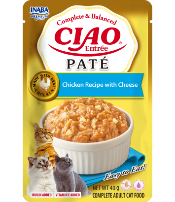 Inaba Cat Ciao Entree Pate Chicken Cheese 40g