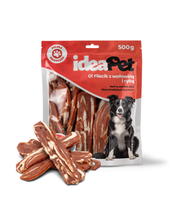 Filecik z wołowiną i rybą 500g