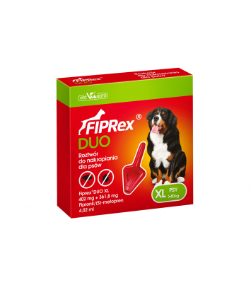 Krople FIPRex Duo XL (od 40kg) 1 sztuka