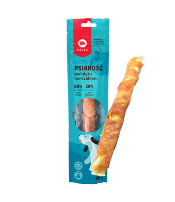 Psiakość owinięta kurczakiem 80g