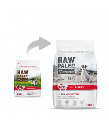 Raw Paleo Ultra Puppy Mini Beef 750g
