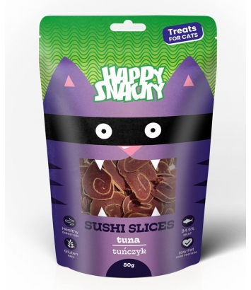 Happy Snacky Plasterki Sushi z tuńczyka 80g