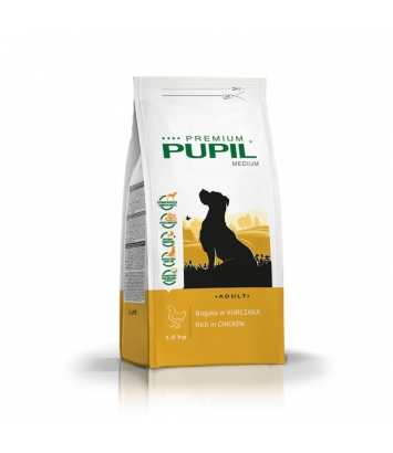 PUPIL Premium Adult Medium Bogata w kurczaka 1,6kg