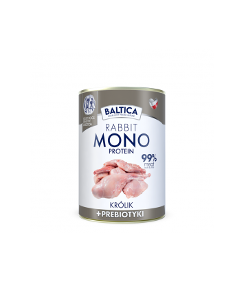 Baltica Mono Królik z prebiotykami 400g