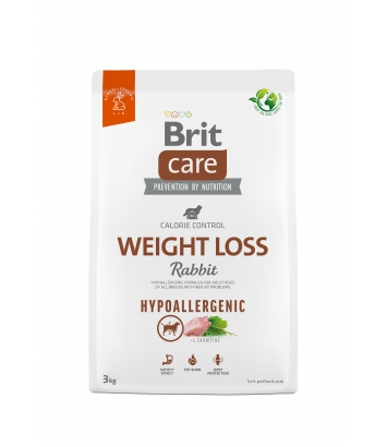 Brit Care Dog Hypoallergenic Weight Loss Rabbit 3kg