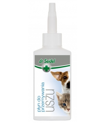 Płyn do przemywania uszu dla psów i kotów 75ml