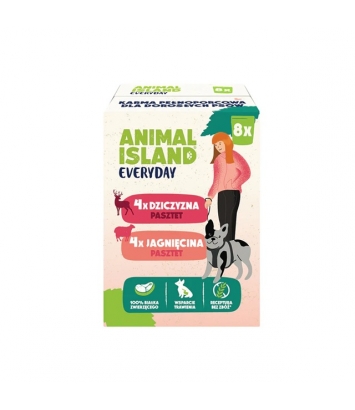 Animal Island Everyday Dziczyzna i Jagnięcina 8x150g