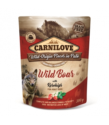 Carnilove Dog Wild Boar & Rosehips 300g