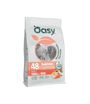 Oasy Mono 800g PUP S/Mini Łosoś