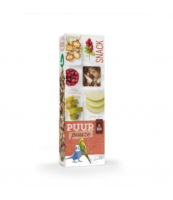 Puur pauze seed sticks budgie with apple and pear 60g