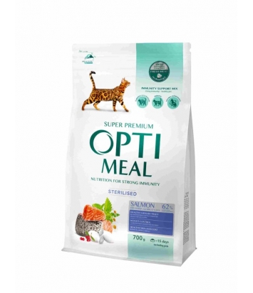 OptiMeal Sterilised Cat Dorsz 700g