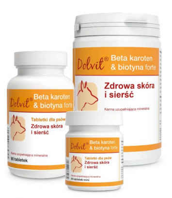 Dolvit Beta karoten & Biotyna Forte 1kg proszek