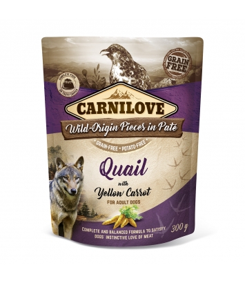 Carnilove Dog Quail & Yellow Carrot 300g