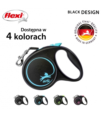 Flexi Black Design M 5m taśma