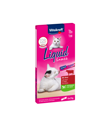 Vitakraft Cat Liquid Snack Wołowina