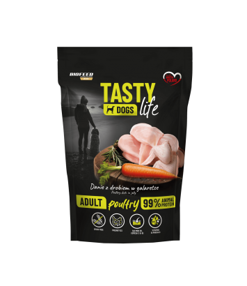 Tasty Dogs Life Drób 500g