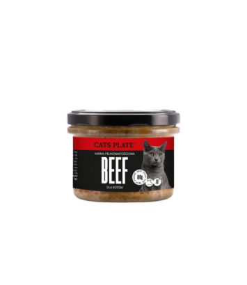 Cats Plate Beef 180g