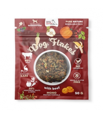 Syta Micha Dog flakes with beef 50g