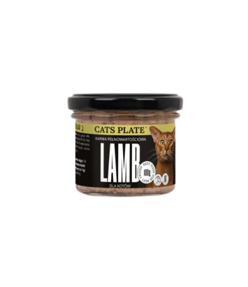 Cats Plate Lamb 100g