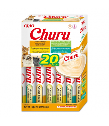 Inaba Cat Churu Varietes Chicken 20x14g