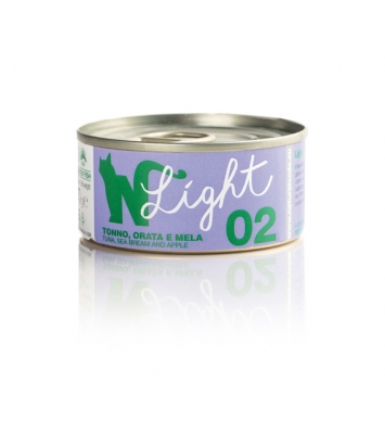 Natural Code Cat Light 02 Tuna, sea bream and apple 4x70g