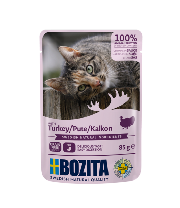 Bozita kawałeczki w sosie z indykiem 85g