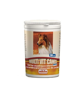 Multi Vit Canis Maxi - 100 tabletek