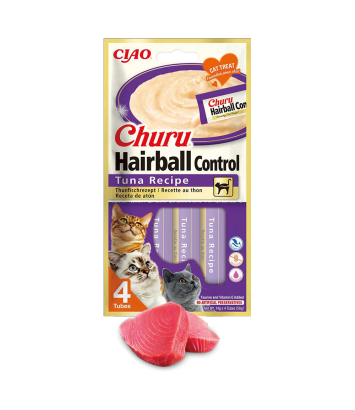 Churu Cat Hairball Tuna 4x14g