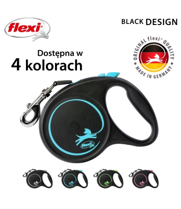 Flexi Black Design L 5m taśma