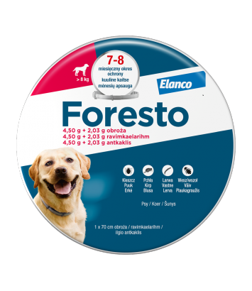 Obroża Foresto dla średnich i dużych psów 70cm