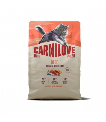 Carnilove Cat 2kg True Fresh Adult Large Beef