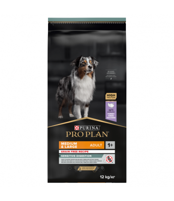 Purina Pro Plan GF Sensitive Digestion Medium Large Adult 12kg